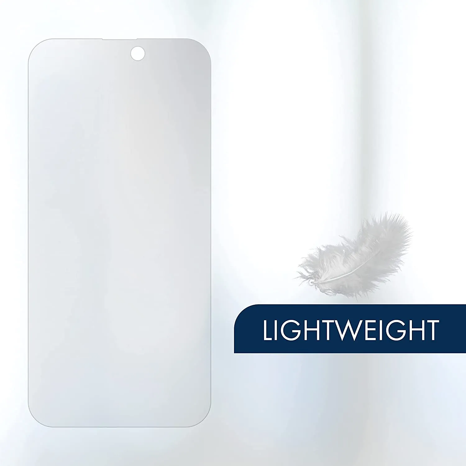 [2 Pack] OnePlus 6 Matte Case-Friendly Screen Protector