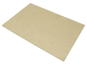 4mm Economy Birch Laser Plywood, 600mm x 400mm sheet