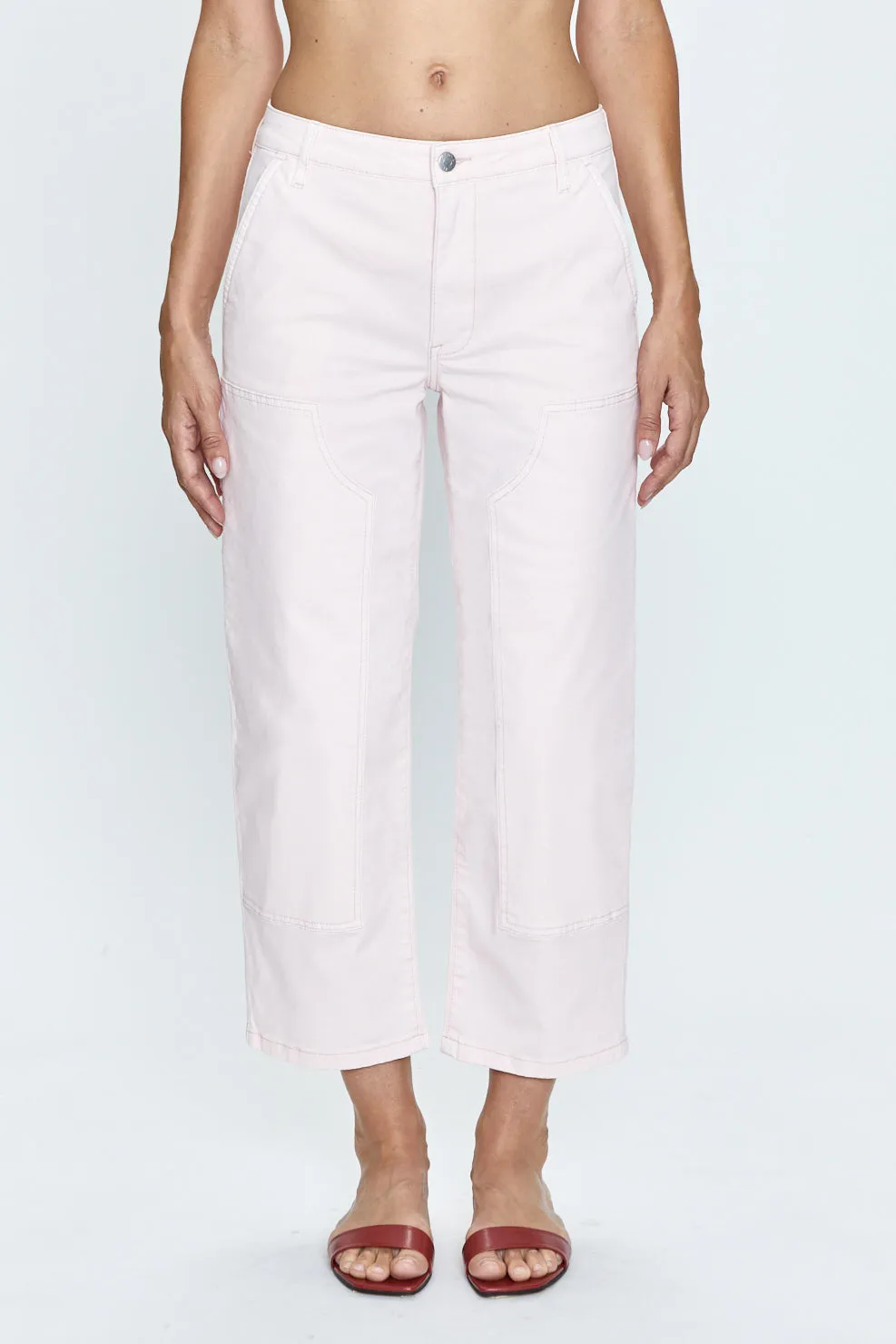 Ashton Carpenter Pant - Soft Blush