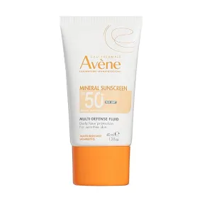 Avene Mineral Sunscreen SPF 50  Multi-Defense Fluid Tinted 1.3oz