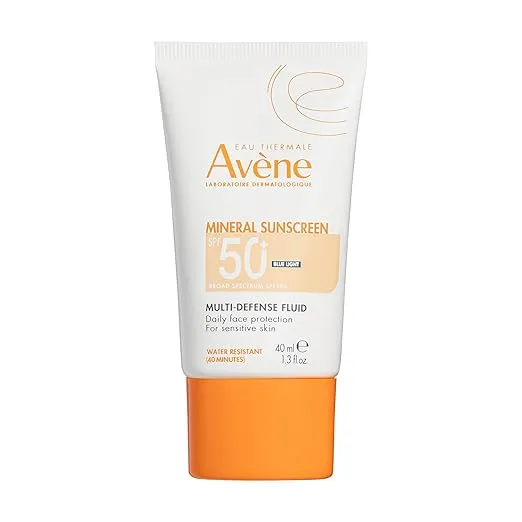 Avene Mineral Sunscreen SPF 50  Multi-Defense Fluid Tinted 1.3oz
