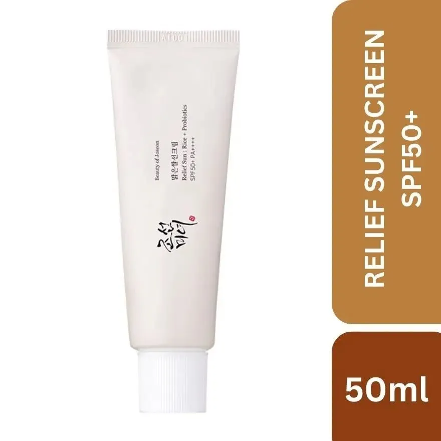 Beauty of Joseon Skin Care Rice Relief Sunscreen Anti Aging Gentle Sunscreen Makeup Primer Moisturizing Waterproof No-greasy