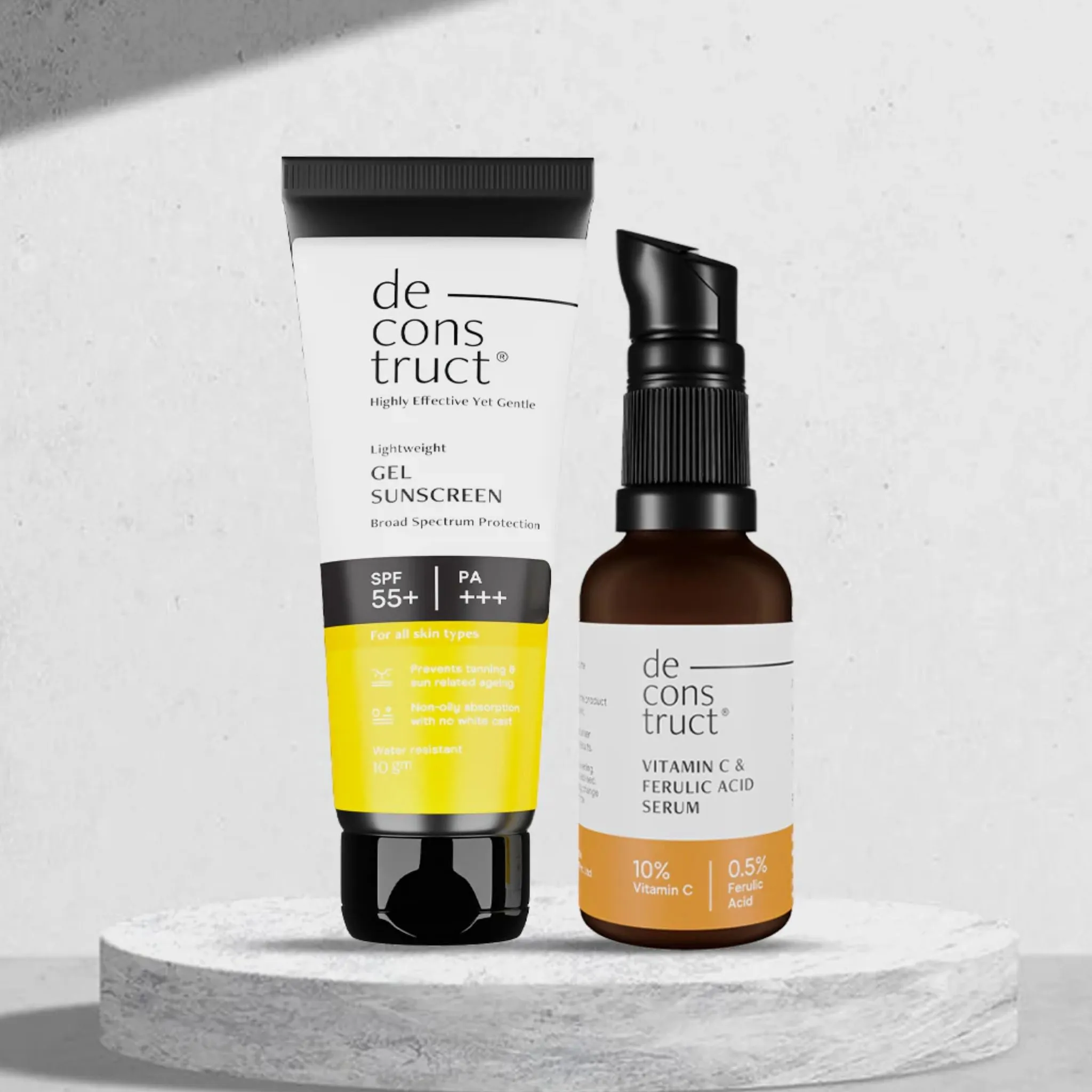 Bestseller Combo - Vitamin C Serum   Gel Sunscreen