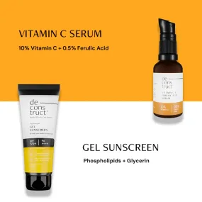 Bestseller Combo - Vitamin C Serum   Gel Sunscreen