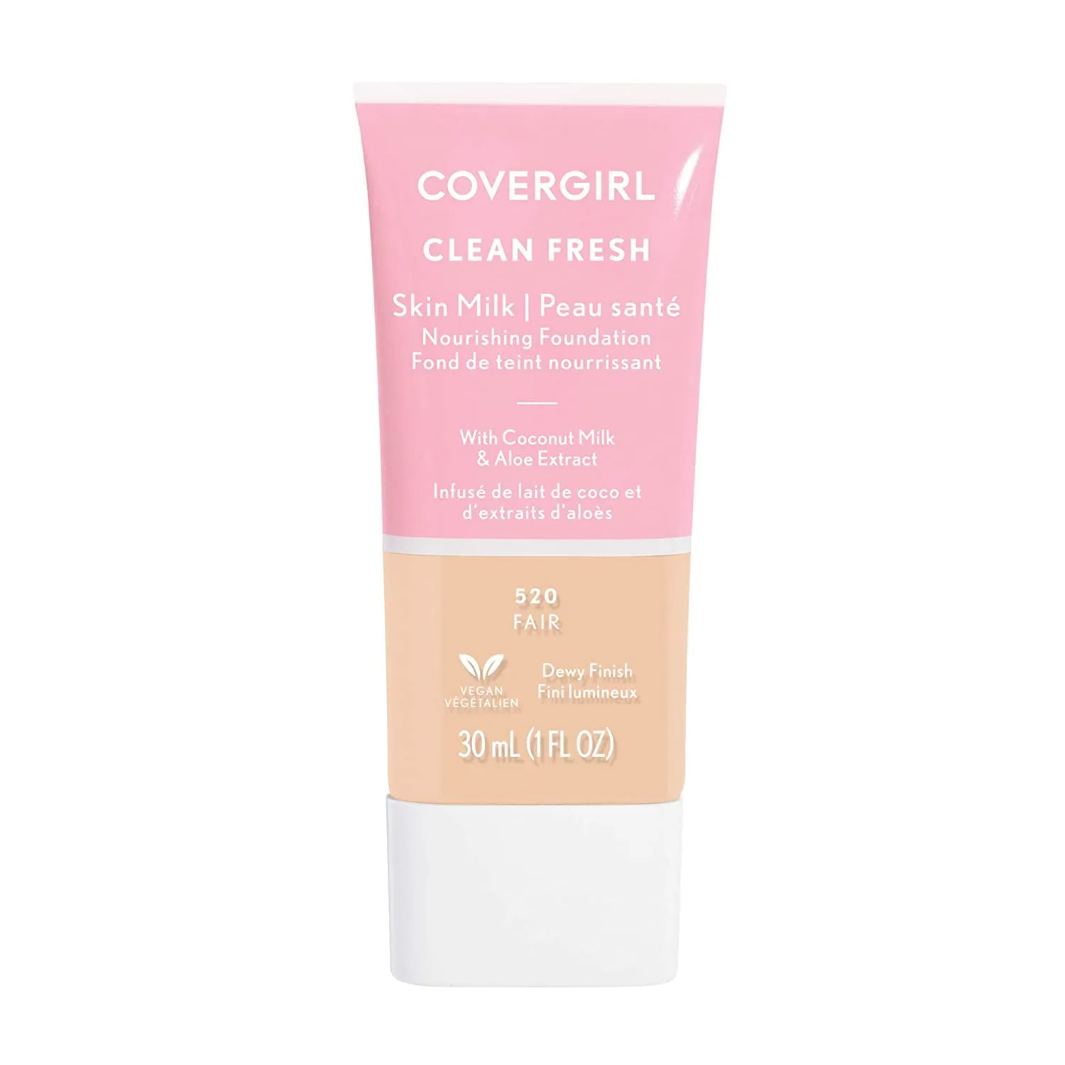 COVERGIRL - Clean Fresh Skin Milk Foundation Fair 520 - 1 fl oz (30 ml)