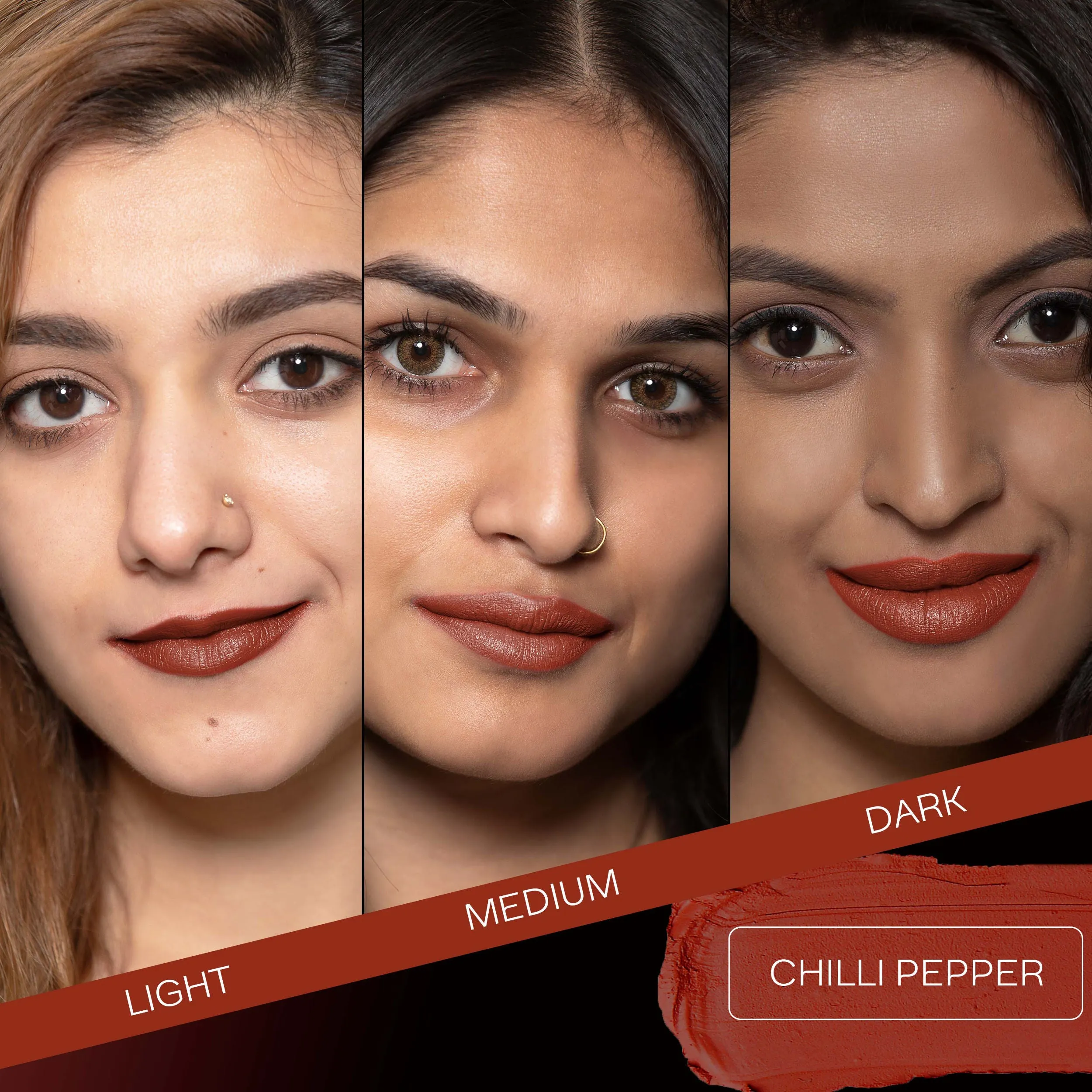 Faces Canada Weightless Matte Lipstick |Jojoba and Almond Oil enriched| Highly pigmented | Smooth One Stroke Weightless Color | Keeps Lips Moisturized | Shade - Chilli Pepper 4g
