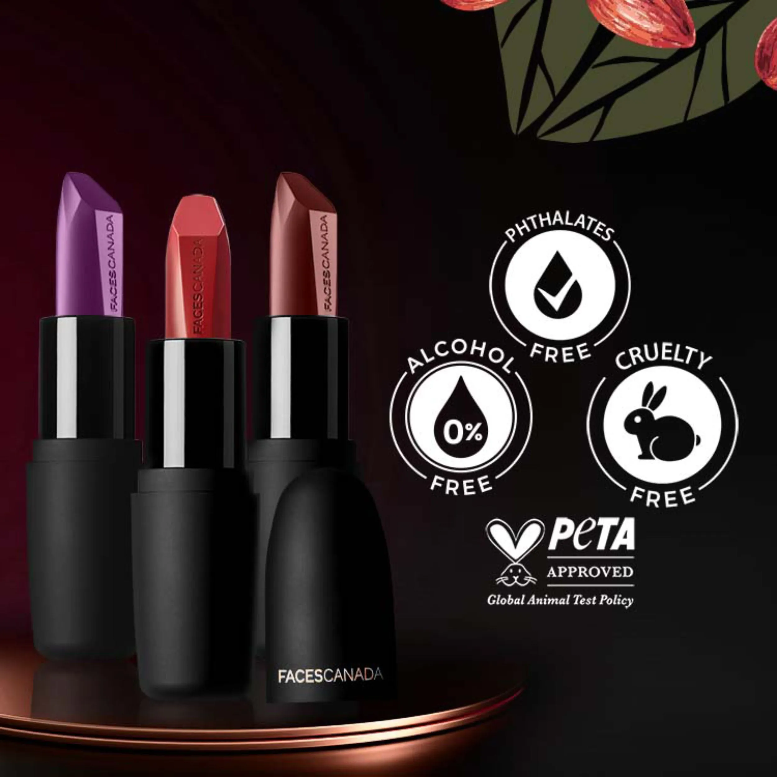 Faces Canada Weightless Matte Lipstick |Jojoba and Almond Oil enriched| Highly pigmented | Smooth One Stroke Weightless Color | Keeps Lips Moisturized | Shade - Chilli Pepper 4g