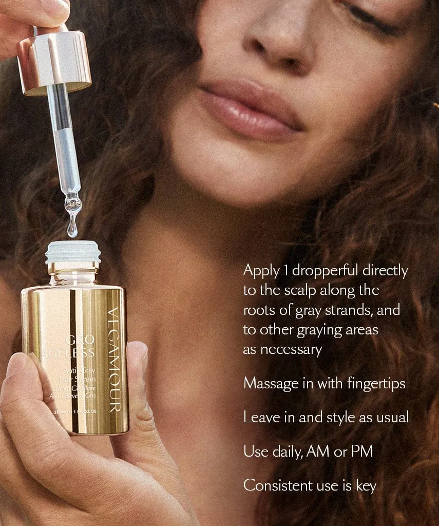 GRO AGELESS Anti-Gray Hair Serum (3 Pack)