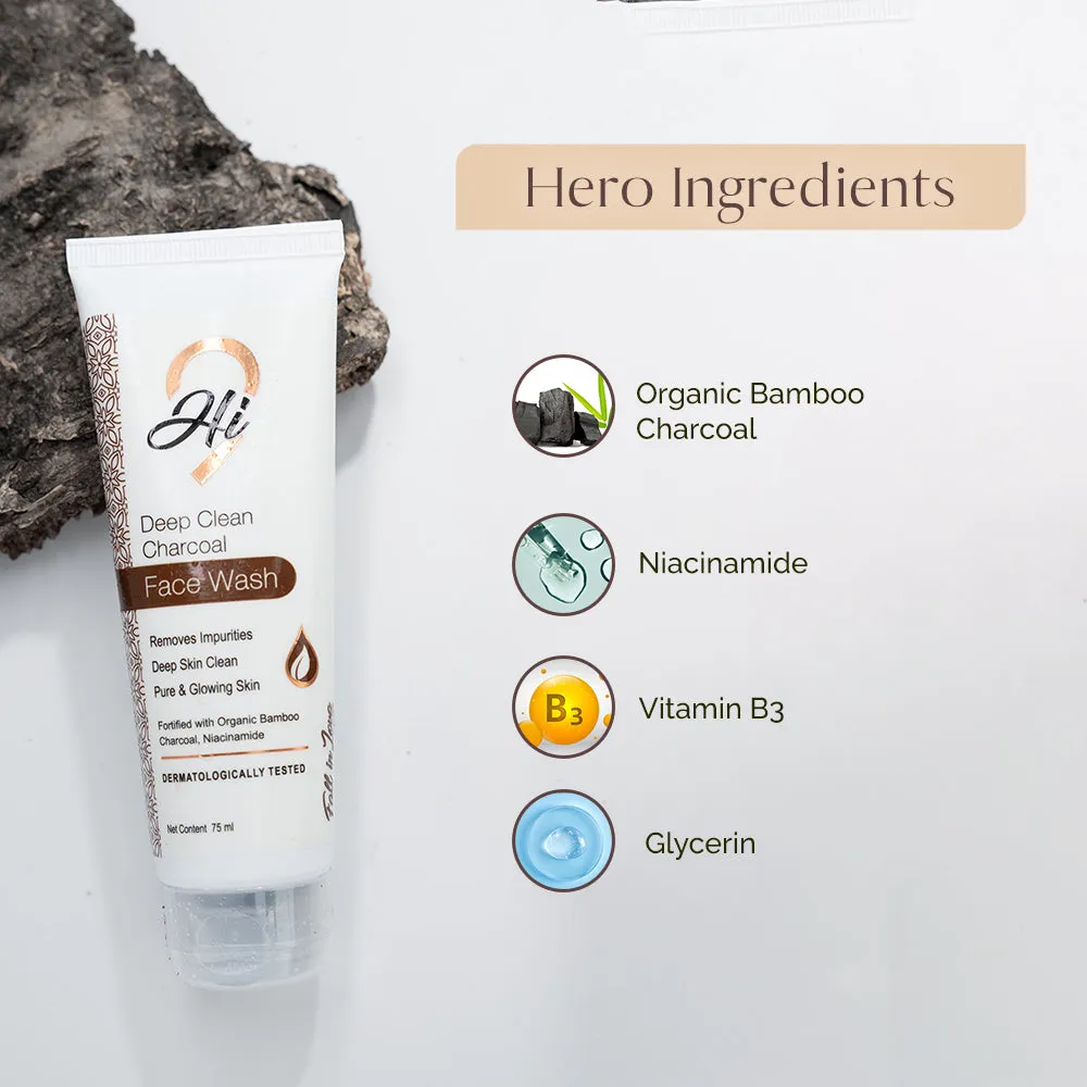 Hi9 Deep Clean Charcoal Facewash | 75ml