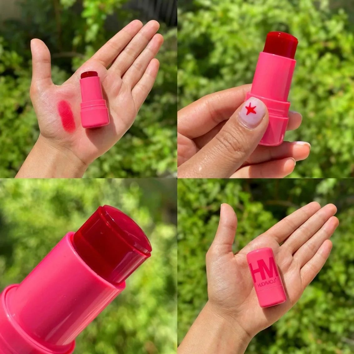 Hudamoji - 4 Pieces Cooling Jelly Lip & Cheeks Tint