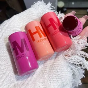 Hudamoji - 4 Pieces Cooling Jelly Lip & Cheeks Tint