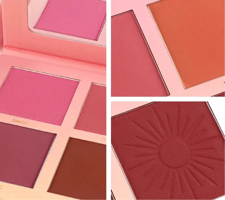 IMAGIC 6 Colors Touch Professional Blush Palette