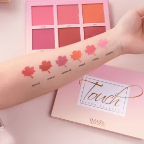 IMAGIC 6 Colors Touch Professional Blush Palette