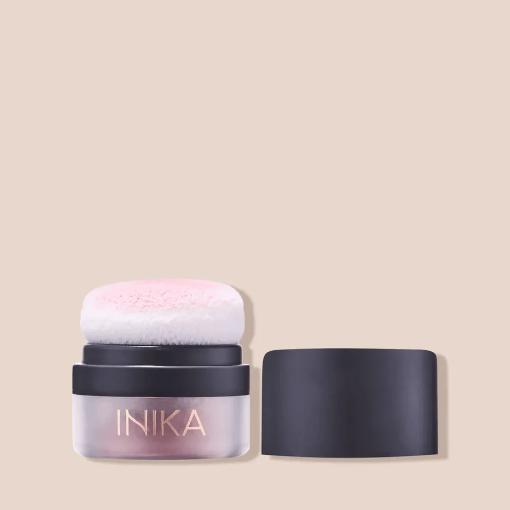 INIKA Organic Mineral Blush Puff Pot (Rosy Glow)