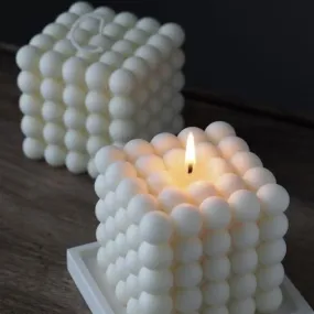 Large Bubble Diwali Candle for Home Decor, Decorative Candle for Minimalist Decor, Soy Wax Candle (500 Gm)