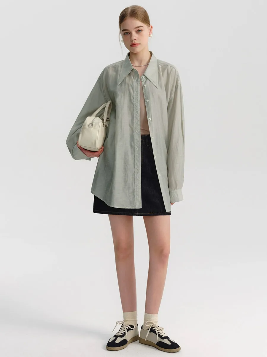 Lightweight Lyocell Sunscreen Shirt