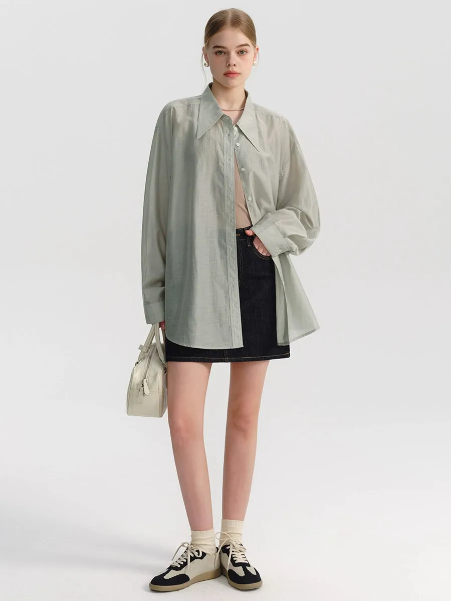 Lightweight Lyocell Sunscreen Shirt