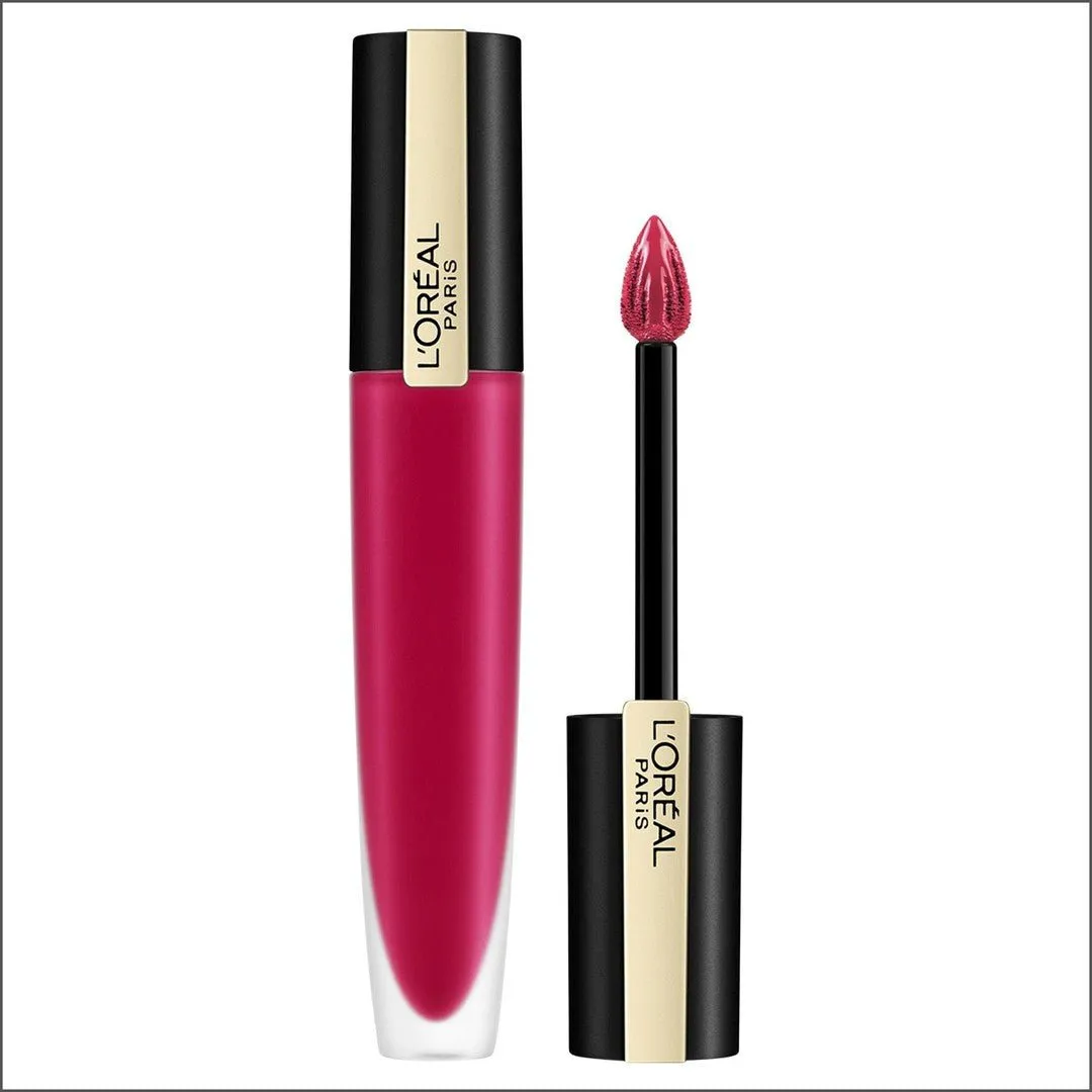 L'Oreal Rouge Signature Matte Lipstick 114 I Represent