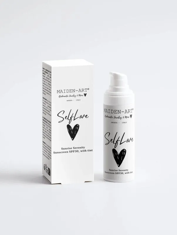 Maiden Art - Sunrise Serenity Tinted Sunscreen SPF30–30ml With Zinc Oxide, Raspberry Seed Oil, Sea Buckthorn & Hyaluronic Acid No White Cast, Lightweight & Skin-Tone Enhancing For a Radiant Healthy Glow-Perfect for Normal to Dry Skin