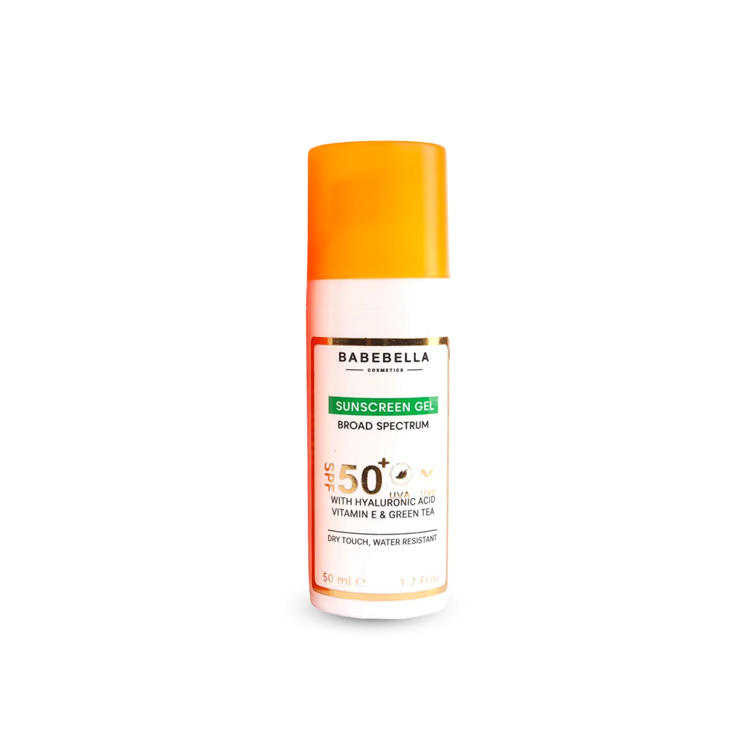 Matte-Finish Hyaluronic Sunscreen Gel SPF50 