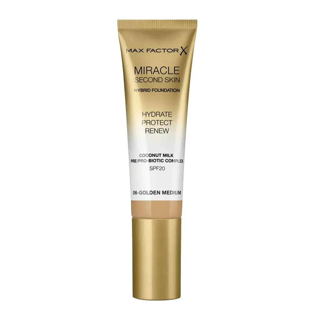 Max Factor Miracle Second Skin Hybrid Foundation 30.0ml 06 GOLDEN MEDIUM