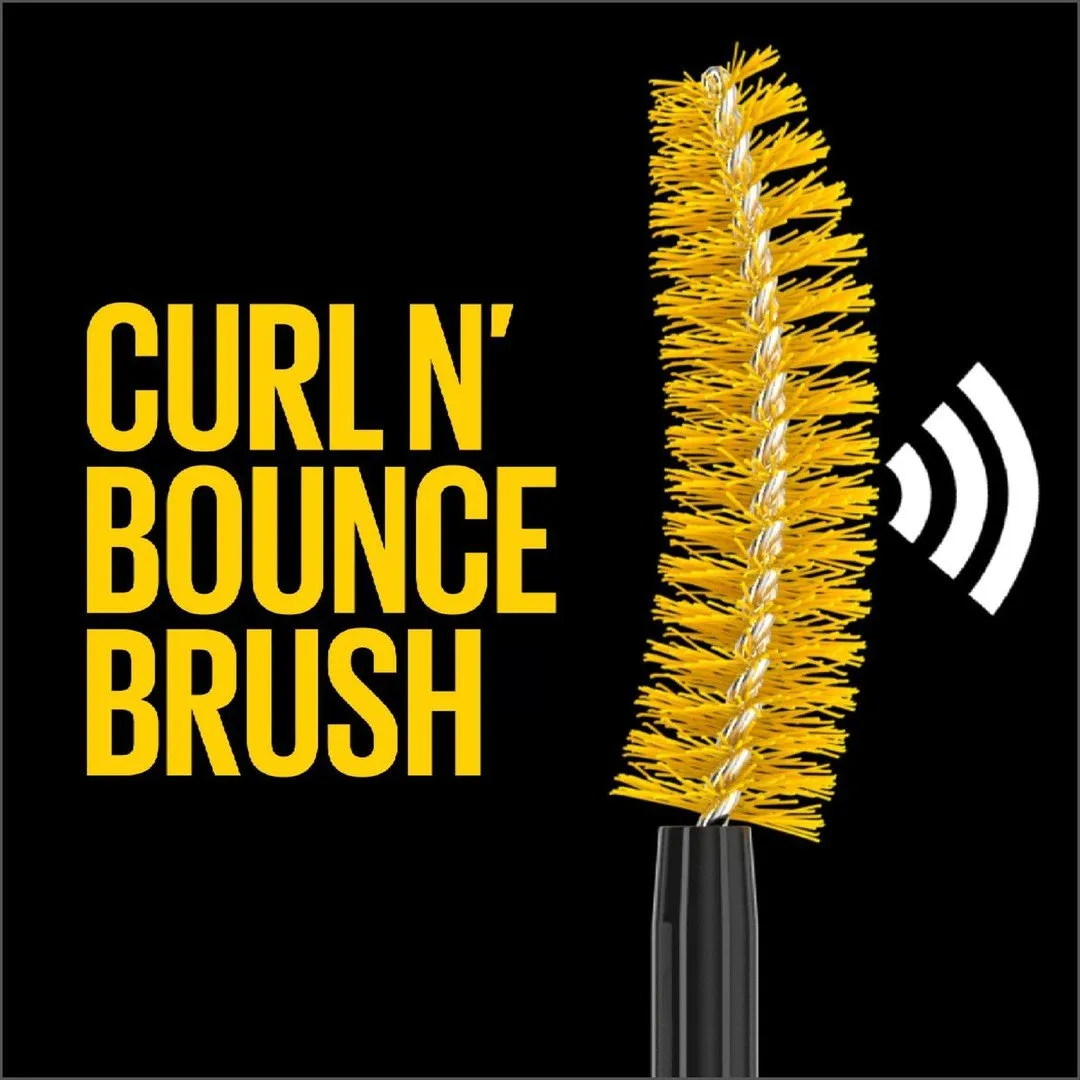 Maybelline Colossal Curl Bounce Mascara - Blackest Black