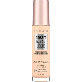 MAYBELLINE - Dream Radiant Liquid Hydrating Foundation Medium Coverage Classic Ivory 20 - 1 fl oz (30 ml)