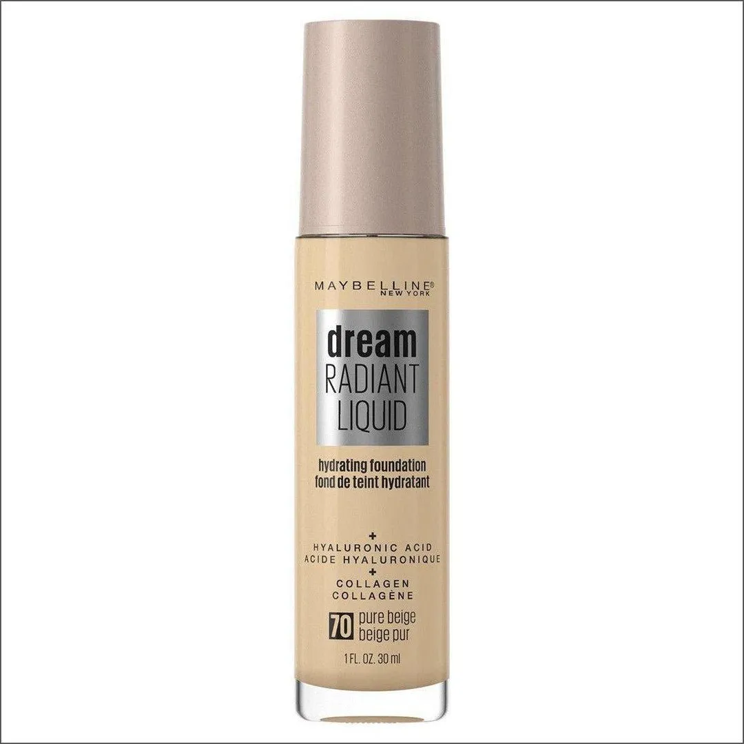 Maybelline Dream Radiant Liquid Hydrating Foundation - Pure Beige 70 30ml