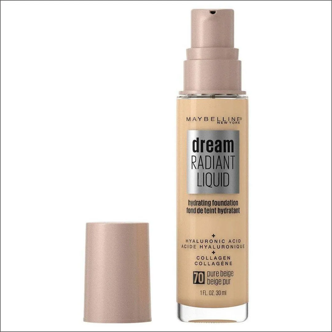 Maybelline Dream Radiant Liquid Hydrating Foundation - Pure Beige 70 30ml