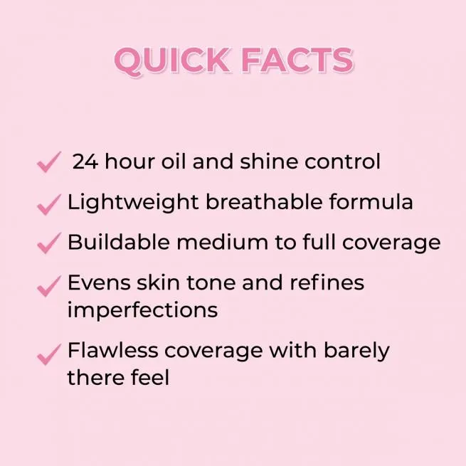 MCOBEAUTY UltraStay Flawless Foundation - Natural Beige