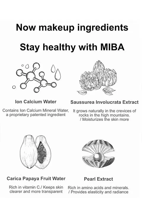 MIBA Ion Calcium Mineral BB Cream 50ml / 1.69 fl.oz