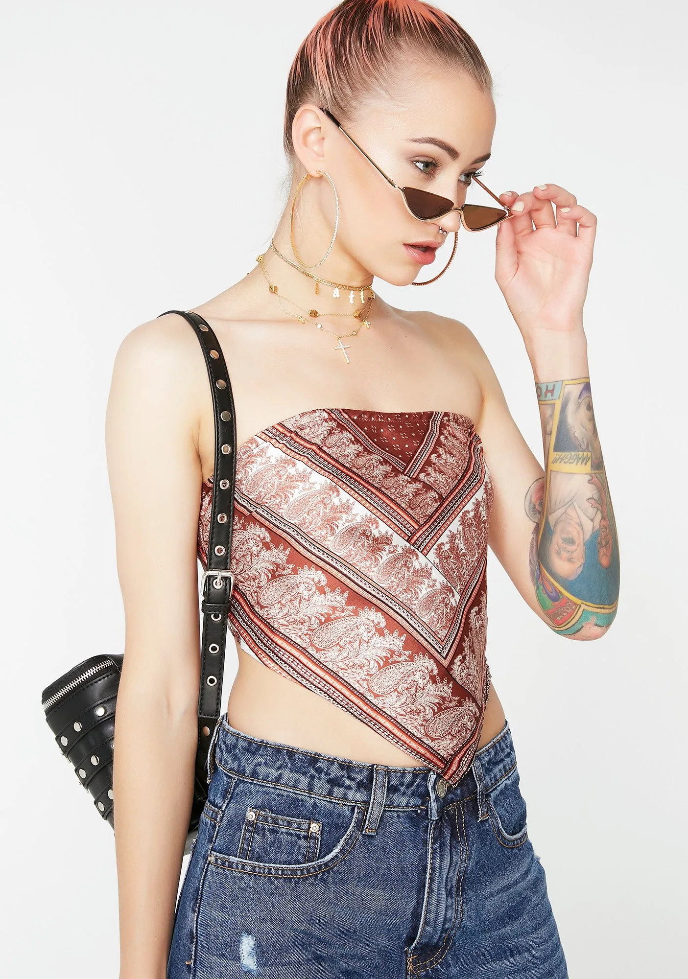 Mojave Natural High Bandana Top