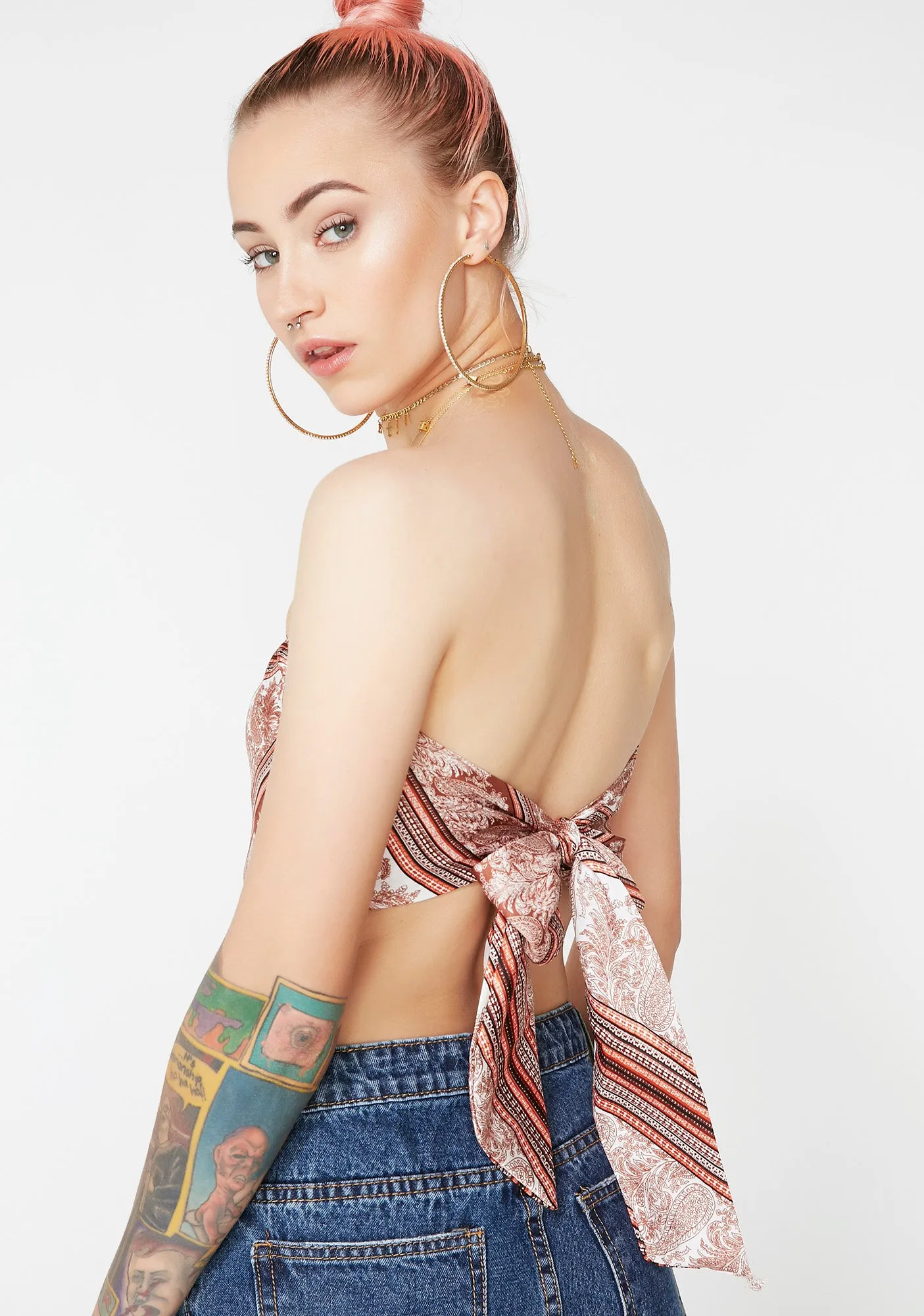 Mojave Natural High Bandana Top