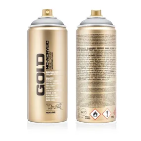 Montana GOLD 400mL Spray Paint - Metallic Silver Matte