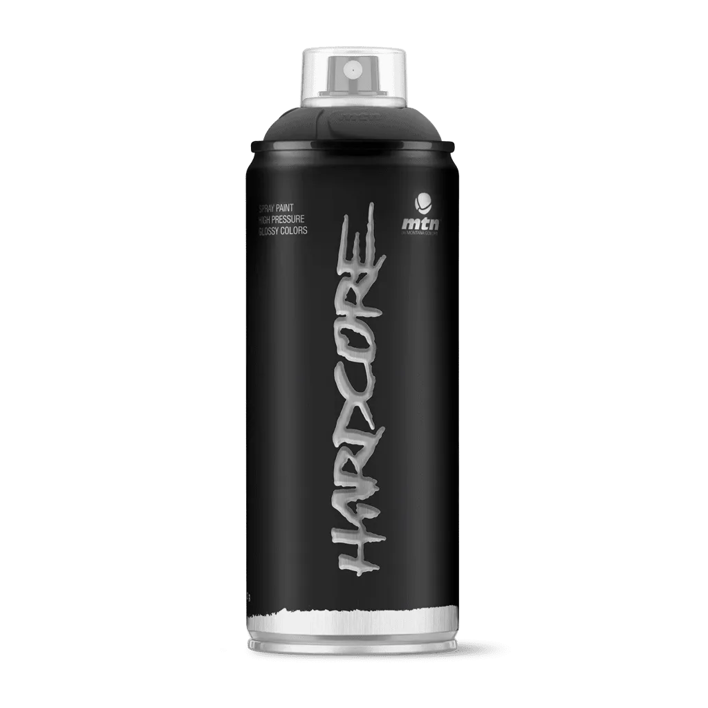 MTN Hardcore Spray Paint - Matte Black (HRVMatte Black)