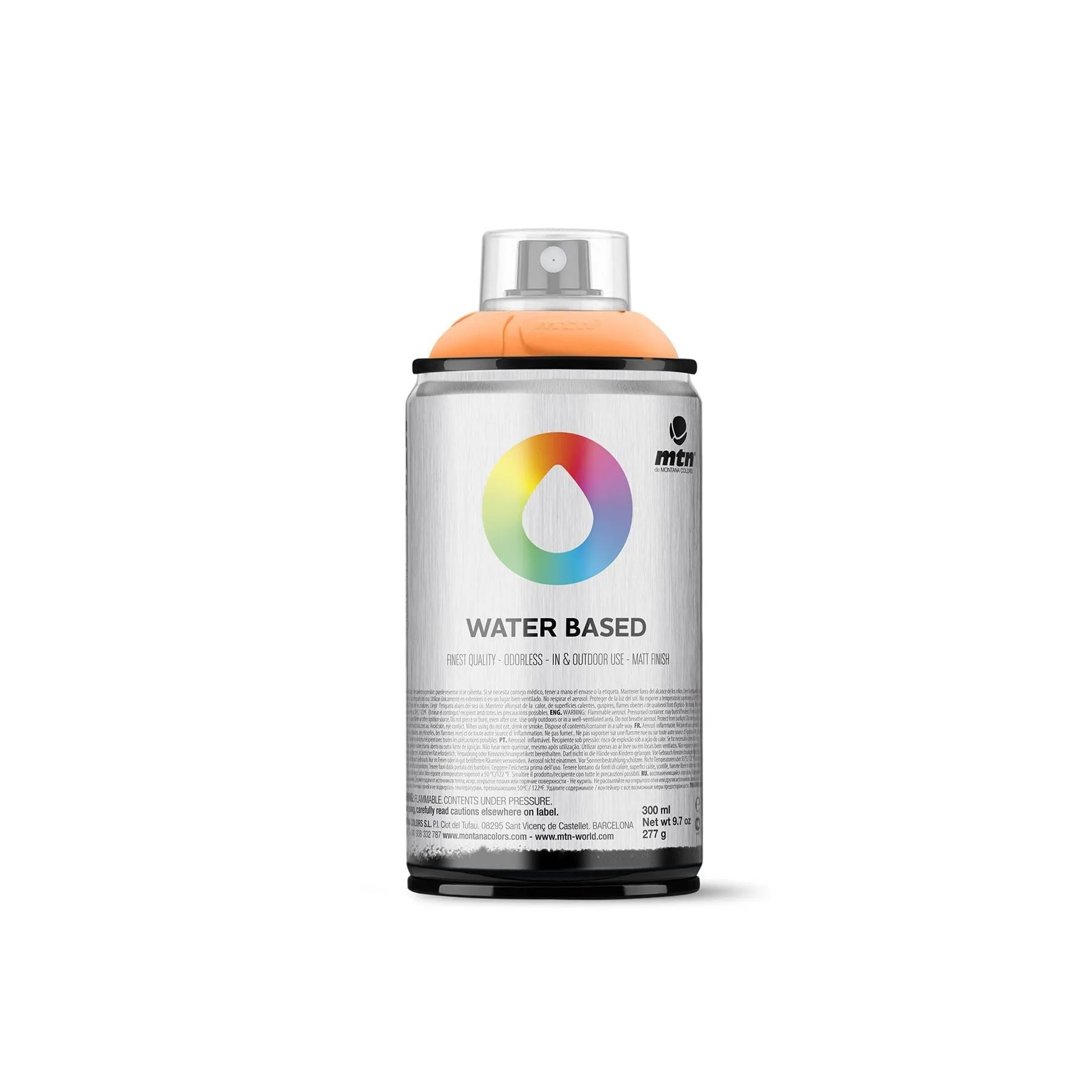 MTN Water Based 300 Spray Paint - Azo Orange (WRV-2004)