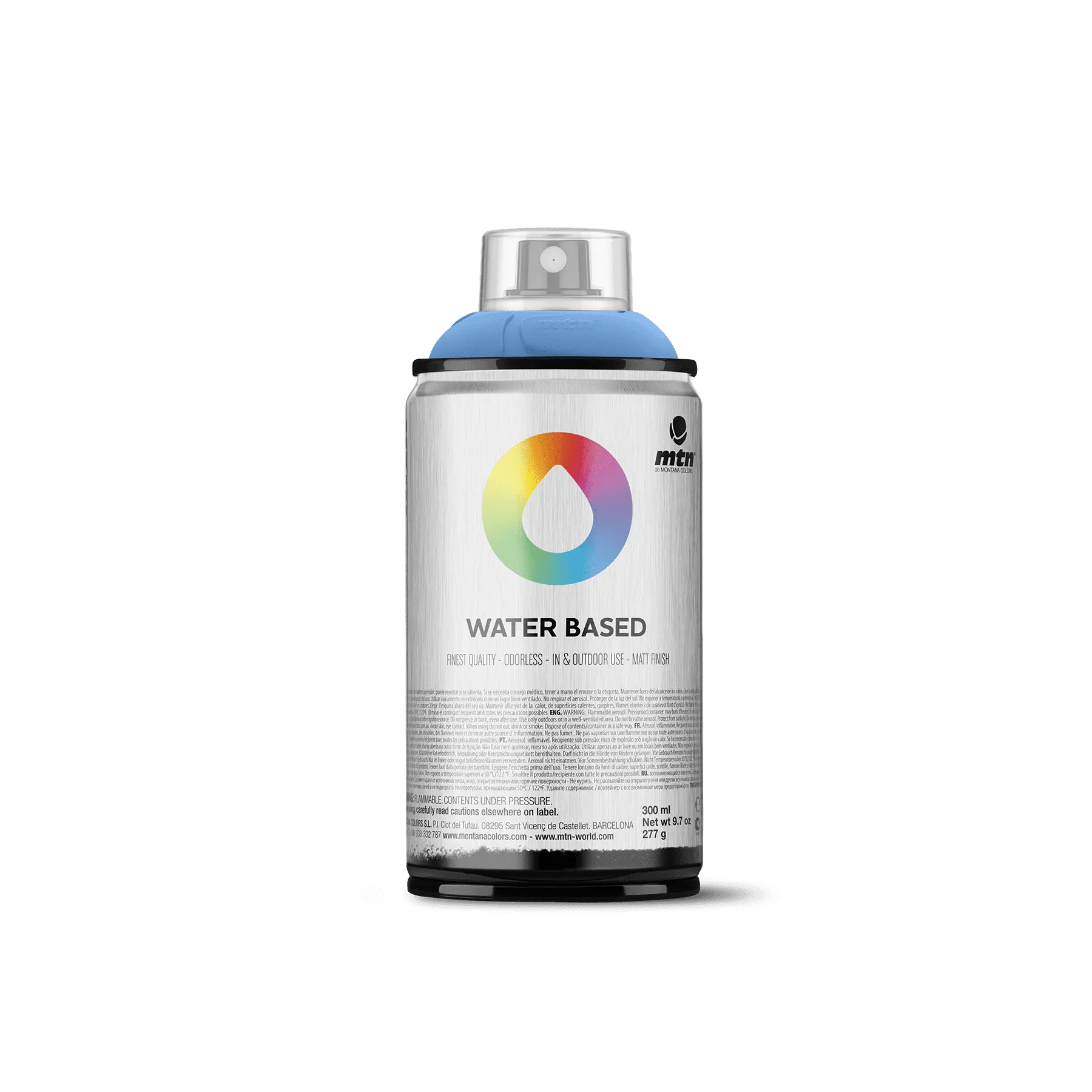 MTN Water Based 300 Spray Paint - Cobalt Blue Light (RV-69)