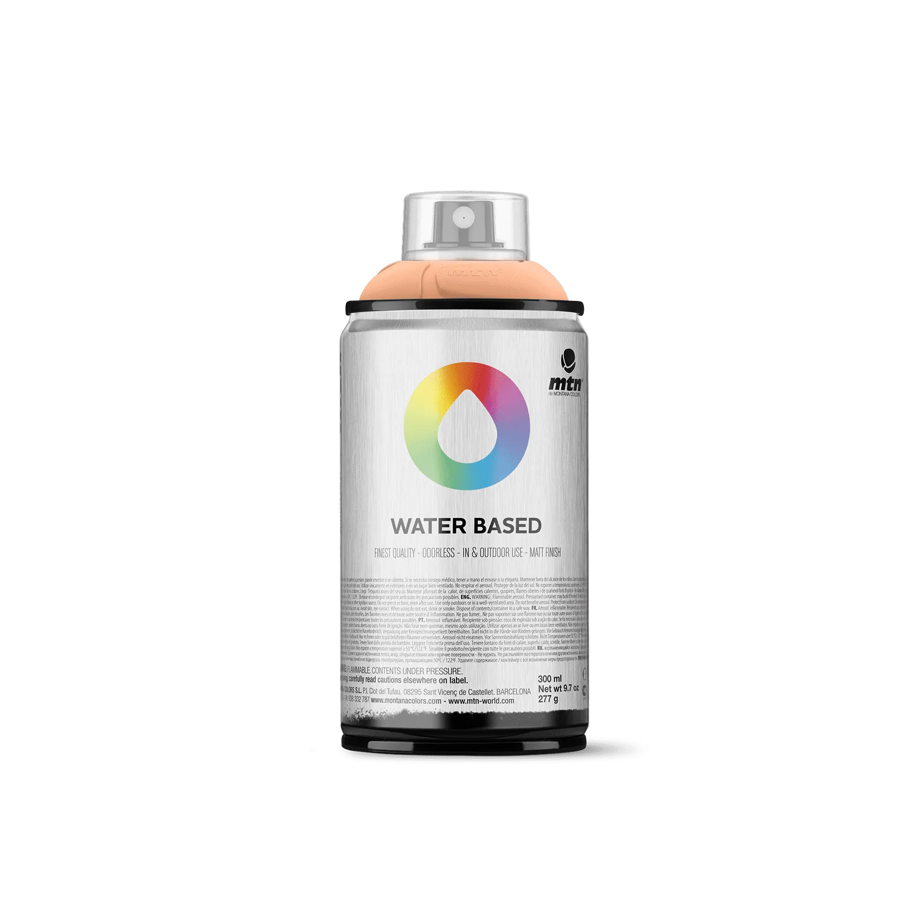 MTN Water Based 300 Spray Paint - <strong>NEW</strong> Azo Orange Pale (WRV-102)