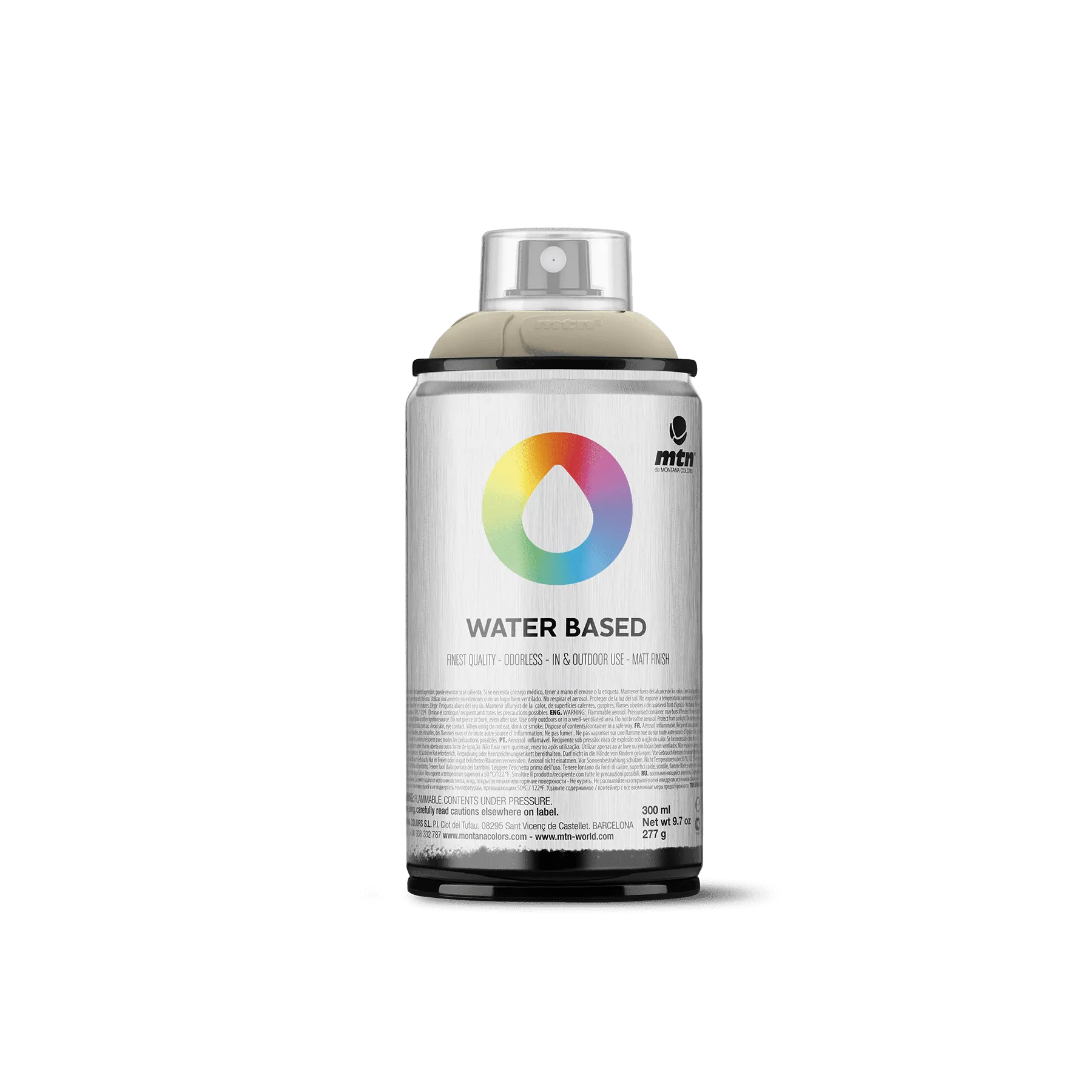MTN Water Based 300 Spray Paint - <strong>NEW</strong> Warm Grey Medium (WRV-303)