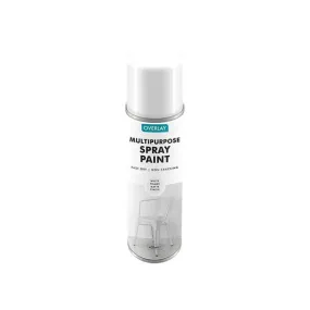 Overlay Spray Paint White Primer Matte