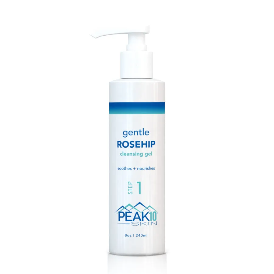 Peak 10 SKIN® Gentle ROSEHIP Cleansing Gel 8oz