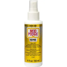 Plaid Mod Podge Ultra Matte Spray On Glue & Sealer 4oz