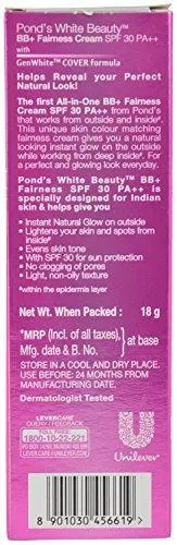 Pond's White Beauty Fairness Cream - BB , 18g Tube