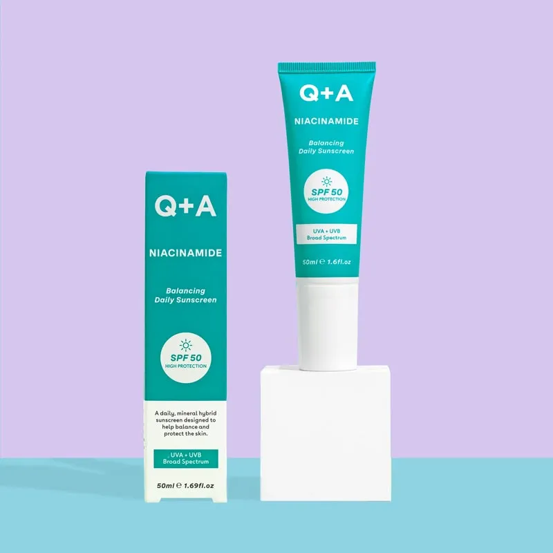 Q A Niacinamide Balancing Face Sunscreen SPF 50