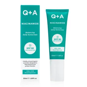 Q A Niacinamide Balancing Face Sunscreen SPF 50