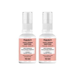 Rejusure Collagen Peptide Face Serum for Enhance Skin Elasticity, Anti Wrinkles, Antiaging, Improves Skin Texture, Deep Moisturization of Skin - 30ml (Pack of 2)