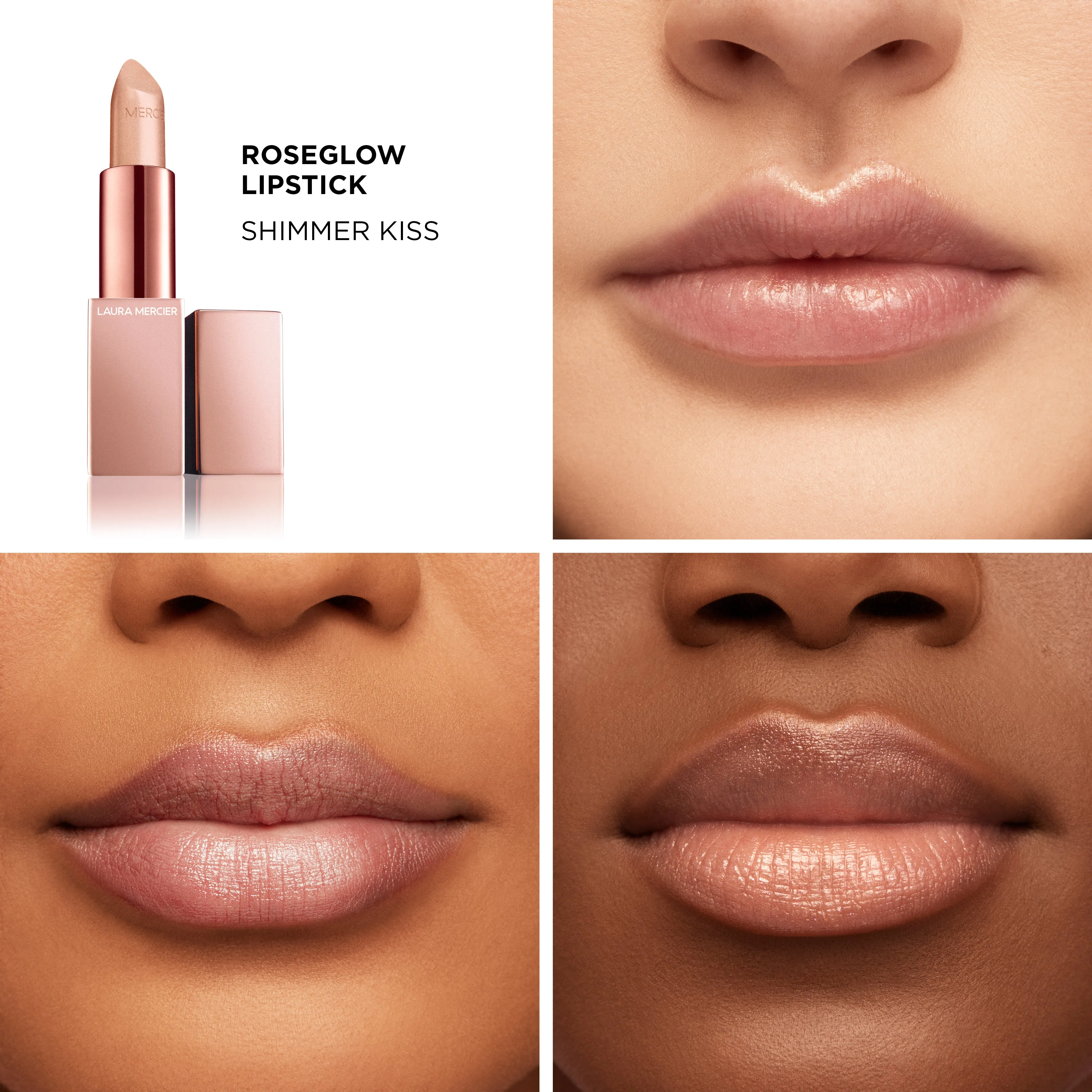 RoseGlow Sheer Lipstick
