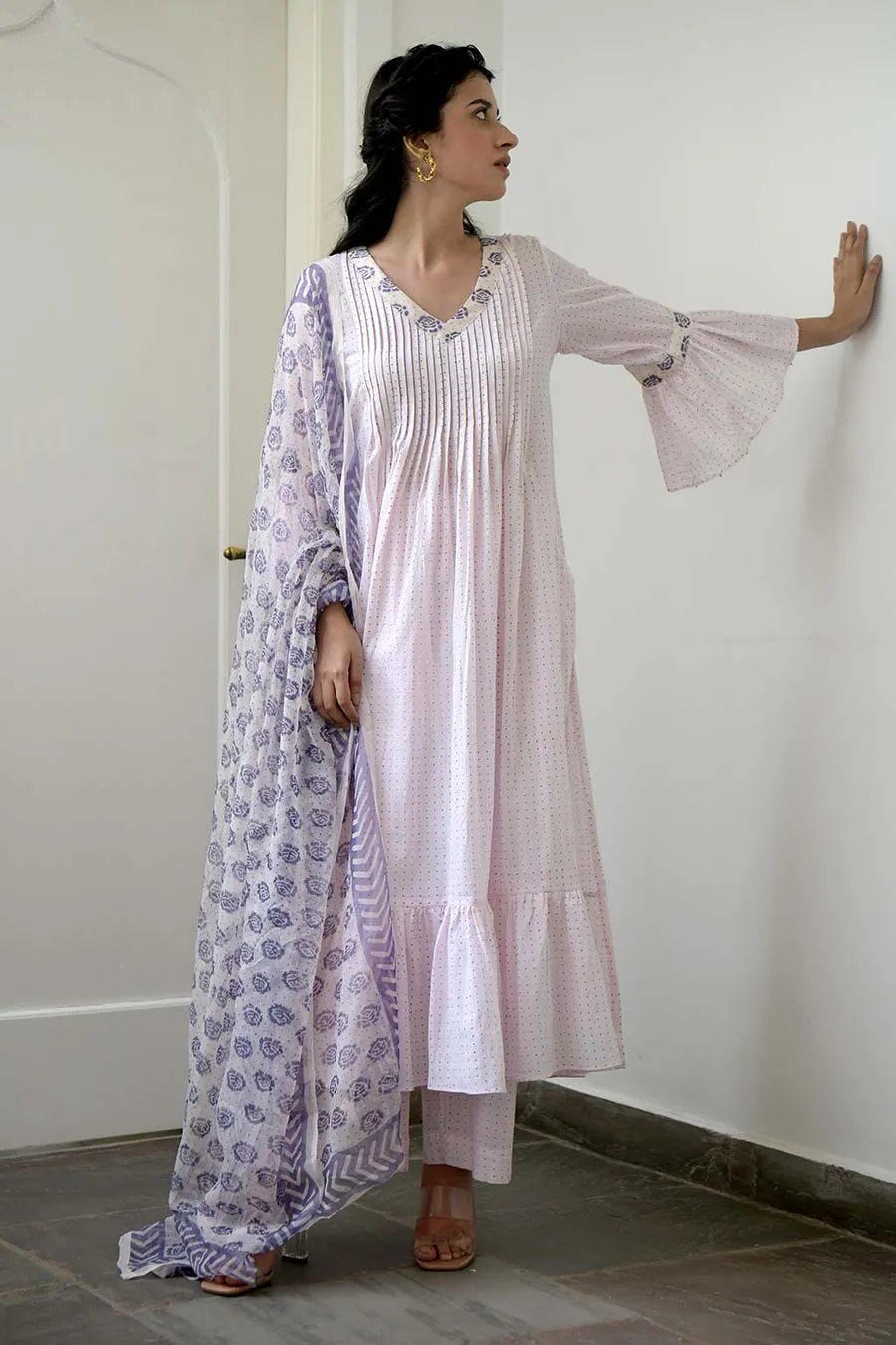 Rosy Flamingo Kurta Set