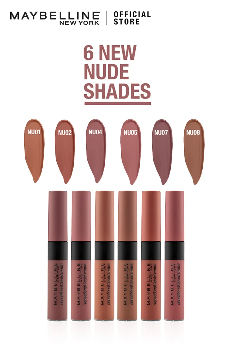 Sensational Liquid Matte Lipstick - NU 02 - Strip it Off