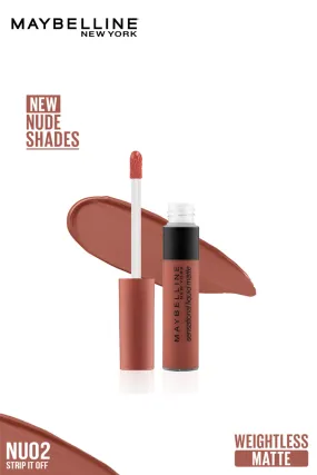 Sensational Liquid Matte Lipstick - NU 02 - Strip it Off